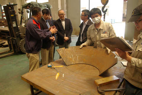 2014年4月 JFE商事訪(fǎng)問(wèn)法鋼 圖1